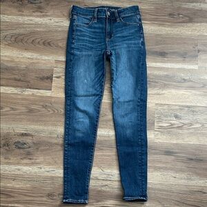 American Eagle Outfitters Dark Blue Skinny Jeans